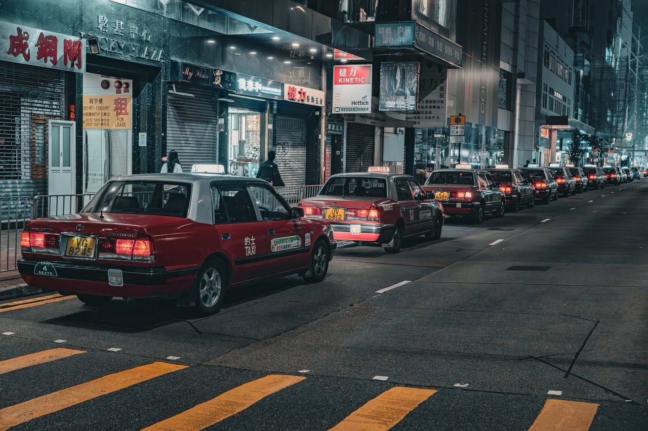 홍콩 택시 잡는법 1