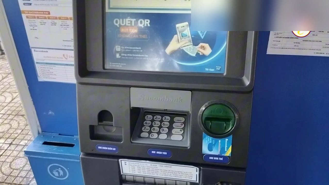 sacombank atm 인출방법 2